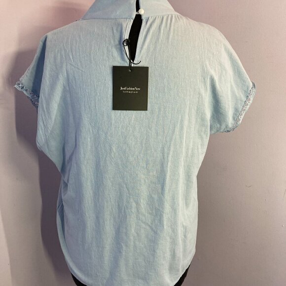 Just Fashion Now Top & Talbots Top, Set of 2, NWT/EUC, Size L - Picture 5 of 16